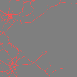 نقشه ماهواره‌ای ایران - شب